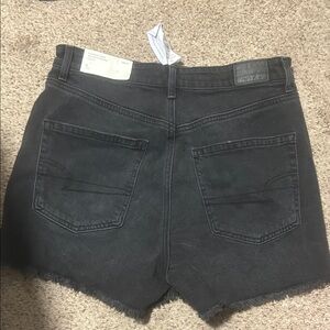 American eagle ..highest rise 90s boyfriend Black Denim Women Shorts